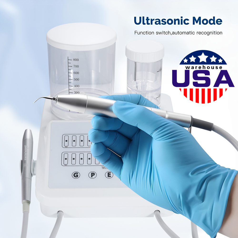 Dental Ultrasonic Scaler & Air Polisher Periodontal Endodontic Therapy System Kit