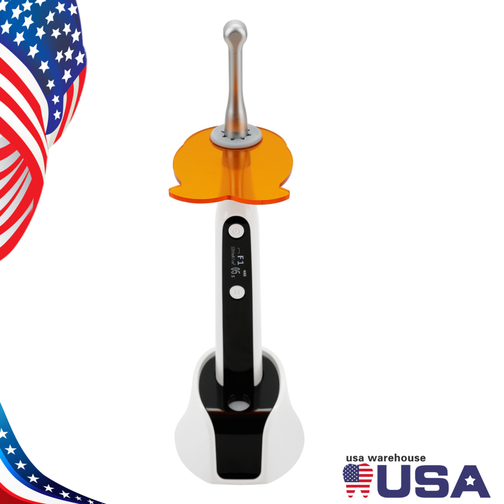 Dental Curing Light Lamp 1000–3000 mW/cm² 7 modes 1–60 seconds High Intensity