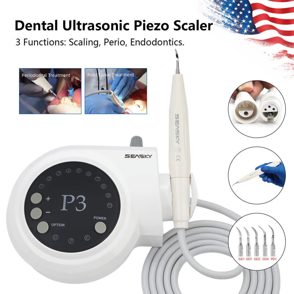 Dental Ultrasonic Scaler Piezo Endo Scaling Handpiece Tips fit DTE SATELEC P3+