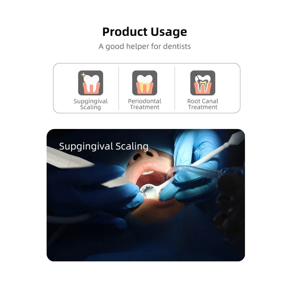 Dental Ultrasonic Scaler Piezo Endo Scaling Handpiece Tips fit DTE SATELEC P3+