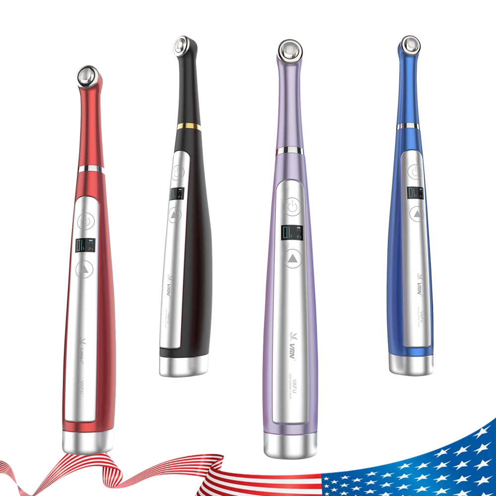 VAFU Dental Cordless LED Curing Light Lamp 1 Second Resin Cure Lamp 3200mW/cm²