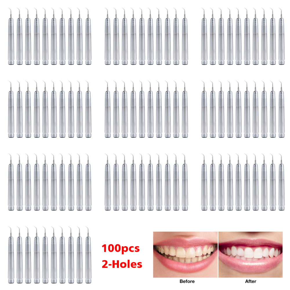 Dental Ultrasonic Air Perio Scaler Handpiece 4 Hole / 2 Hole+ 3 Scaling Tips for Dentist
