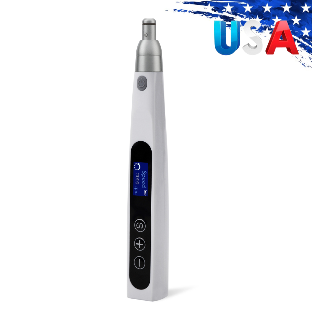 2 in1 Dental Electric Cordless Hygiene Prophy Polishing Handpiece 360° Swivel 2000rpm