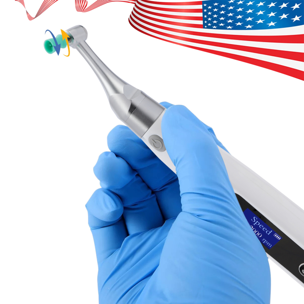 2 in1 Dental Electric Cordless Hygiene Prophy Polishing Handpiece 360° Swivel 2000rpm
