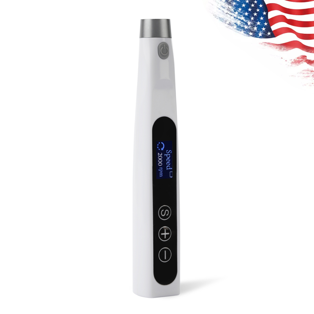 2 in1 Dental Electric Cordless Hygiene Prophy Polishing Handpiece 360° Swivel 2000rpm