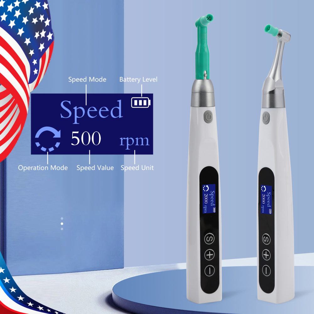 2 in1 Dental Electric Cordless Hygiene Prophy Polishing Handpiece 360° Swivel 2000rpm