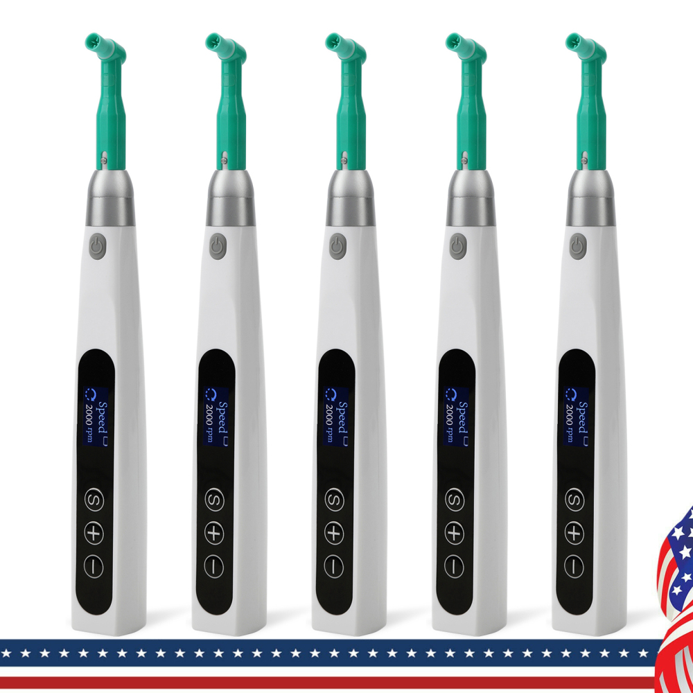 2 in1 Dental Electric Cordless Hygiene Prophy Polishing Handpiece 360° Swivel 2000rpm