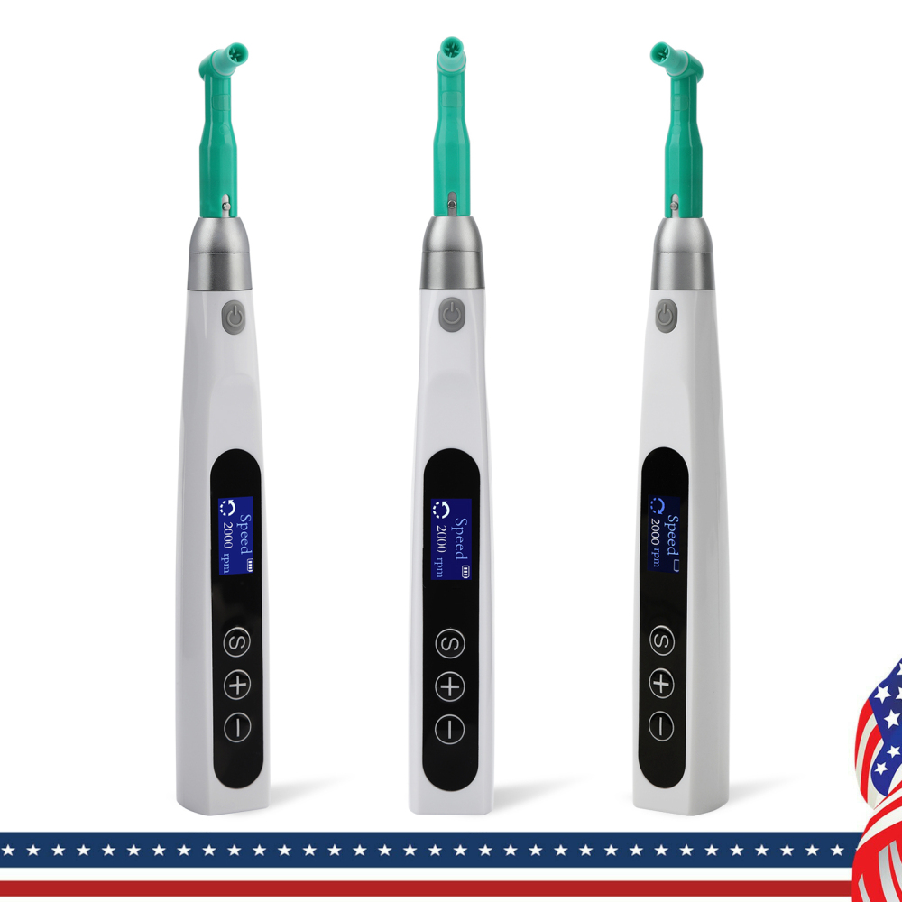2 in1 Dental Electric Cordless Hygiene Prophy Polishing Handpiece 360° Swivel 2000rpm