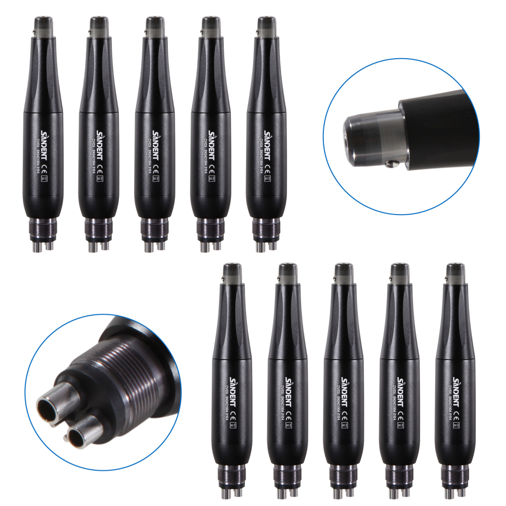 Dental Hygiene Prophy Handpiece Air Motor 4Holes 4:1 Nose Cone 360°Swivel