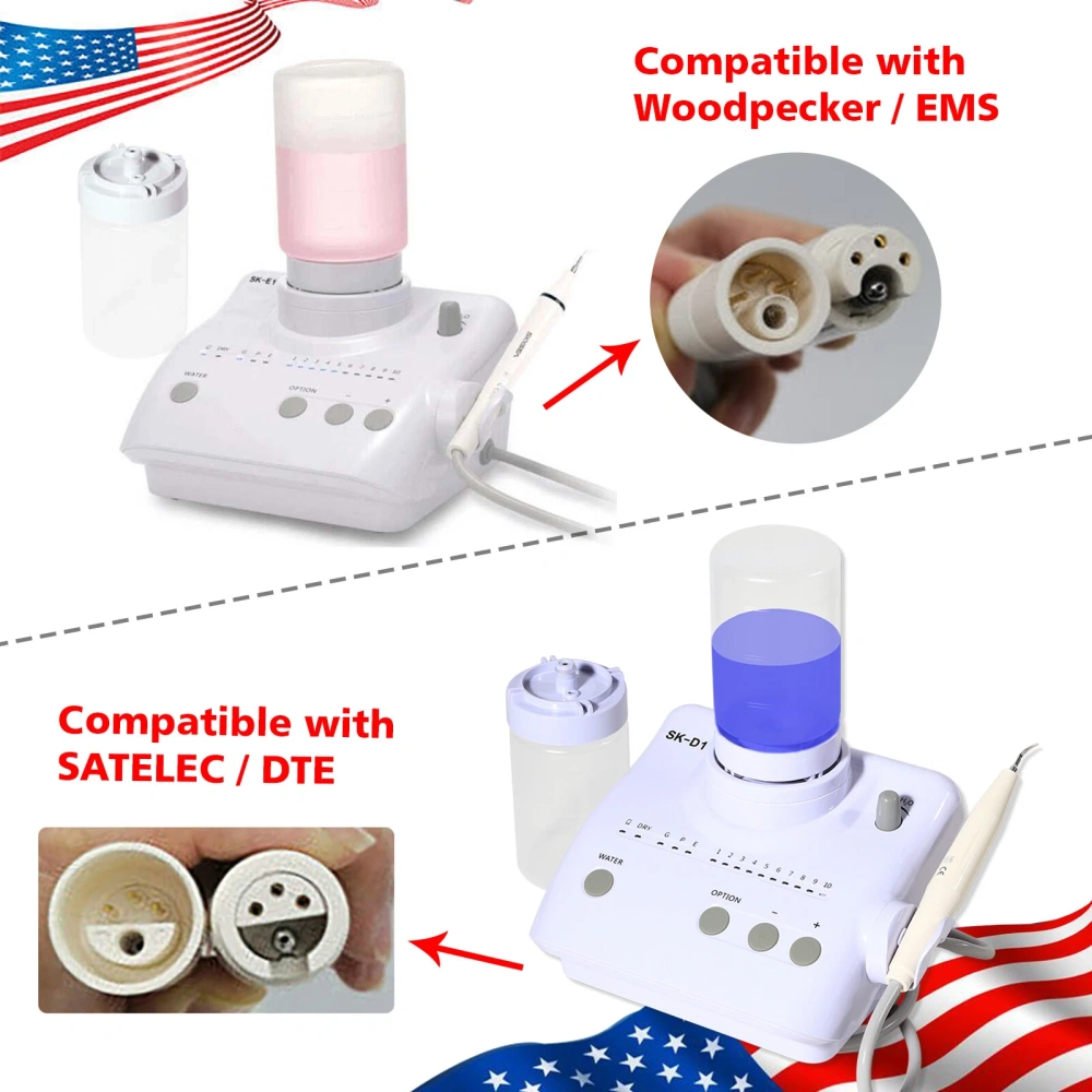 SKYSEA Dental Detachable Ultrasonic Piezo Scaler Unit Fit EMS/DTE SATELEC LED/Non-LED