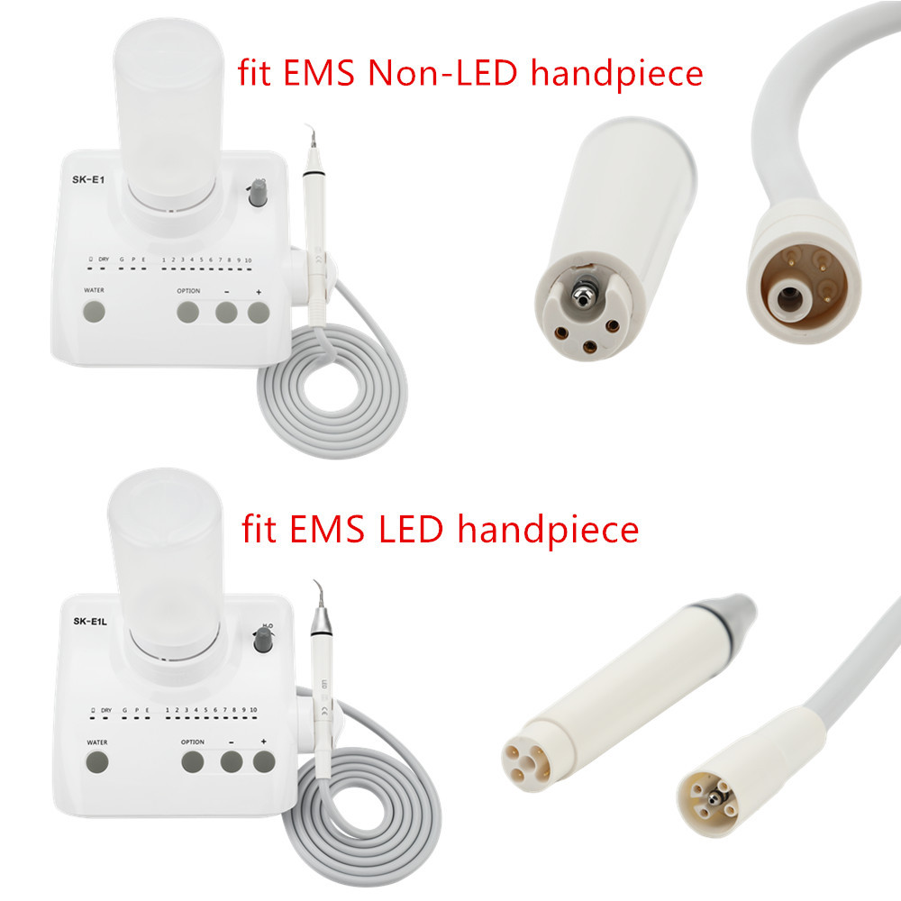 SK-E1/SK-E1L Dental Ultrasonic Piezo Scaler Unit Fit EMS LED/Non-LED handpiece & Tips