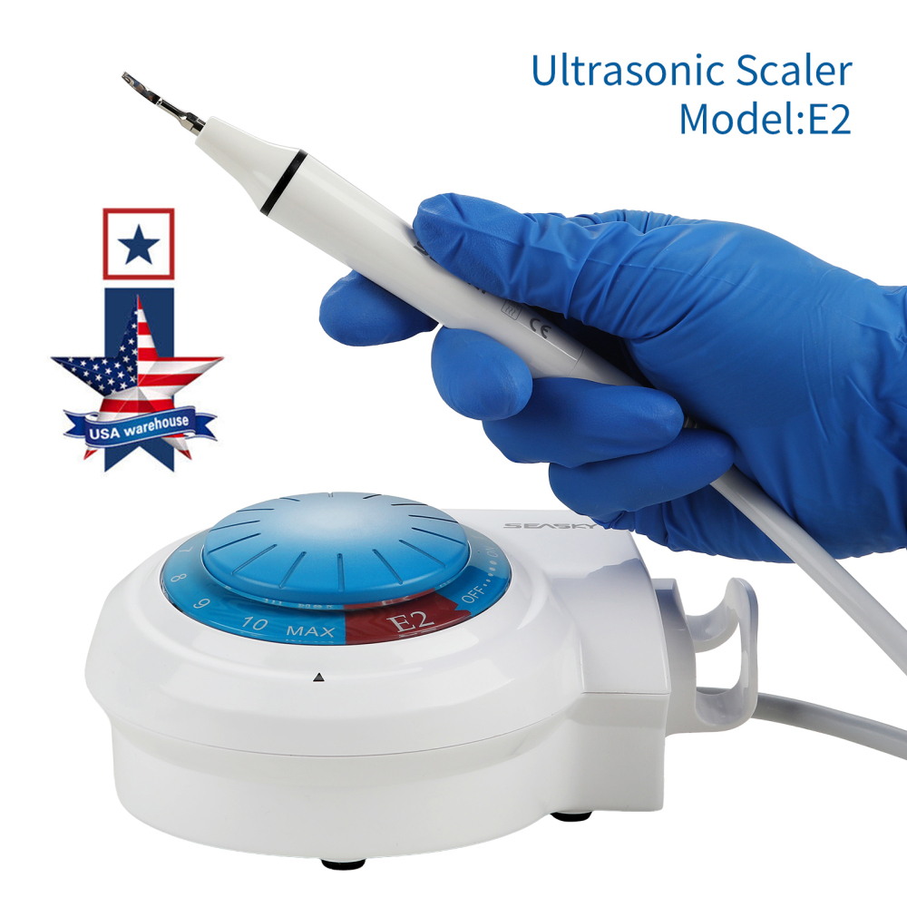 SEASKY E2 Dental Ultrasonic Piezo Scaler w/ Handpiece 5*Tips fit EMS Woodpecker