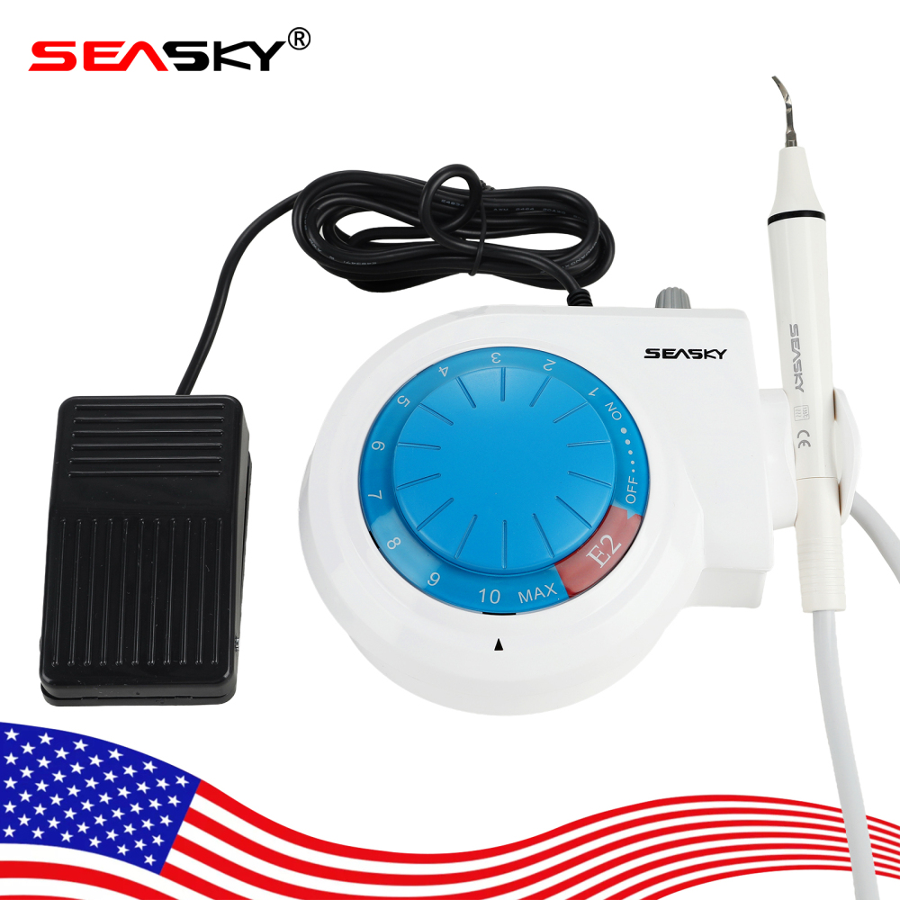 SEASKY E2 Dental Ultrasonic Piezo Scaler w/ Handpiece 5*Tips fit EMS Woodpecker