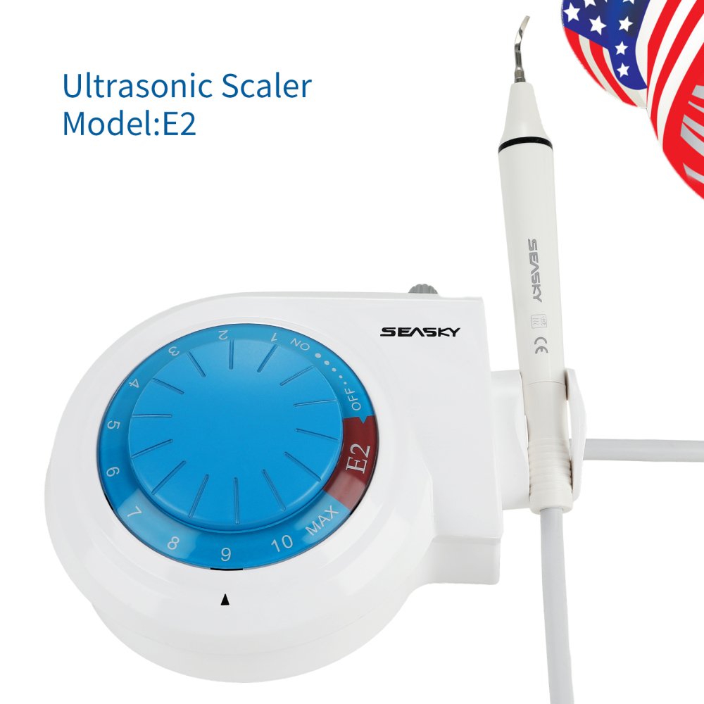 SEASKY E2 Dental Ultrasonic Piezo Scaler w/ Handpiece 5*Tips fit EMS Woodpecker