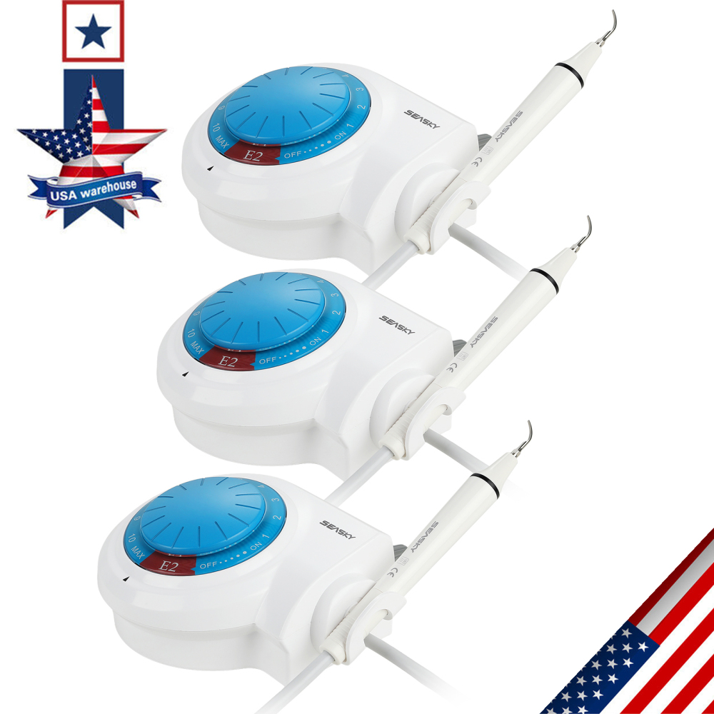 SEASKY E2 Dental Ultrasonic Piezo Scaler w/ Handpiece 5*Tips fit EMS Woodpecker