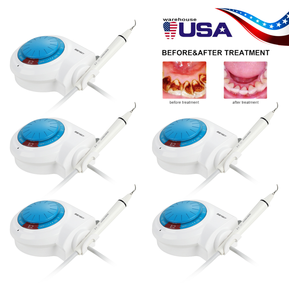 SEASKY E2 Dental Ultrasonic Piezo Scaler w/ Handpiece 5*Tips fit EMS Woodpecker