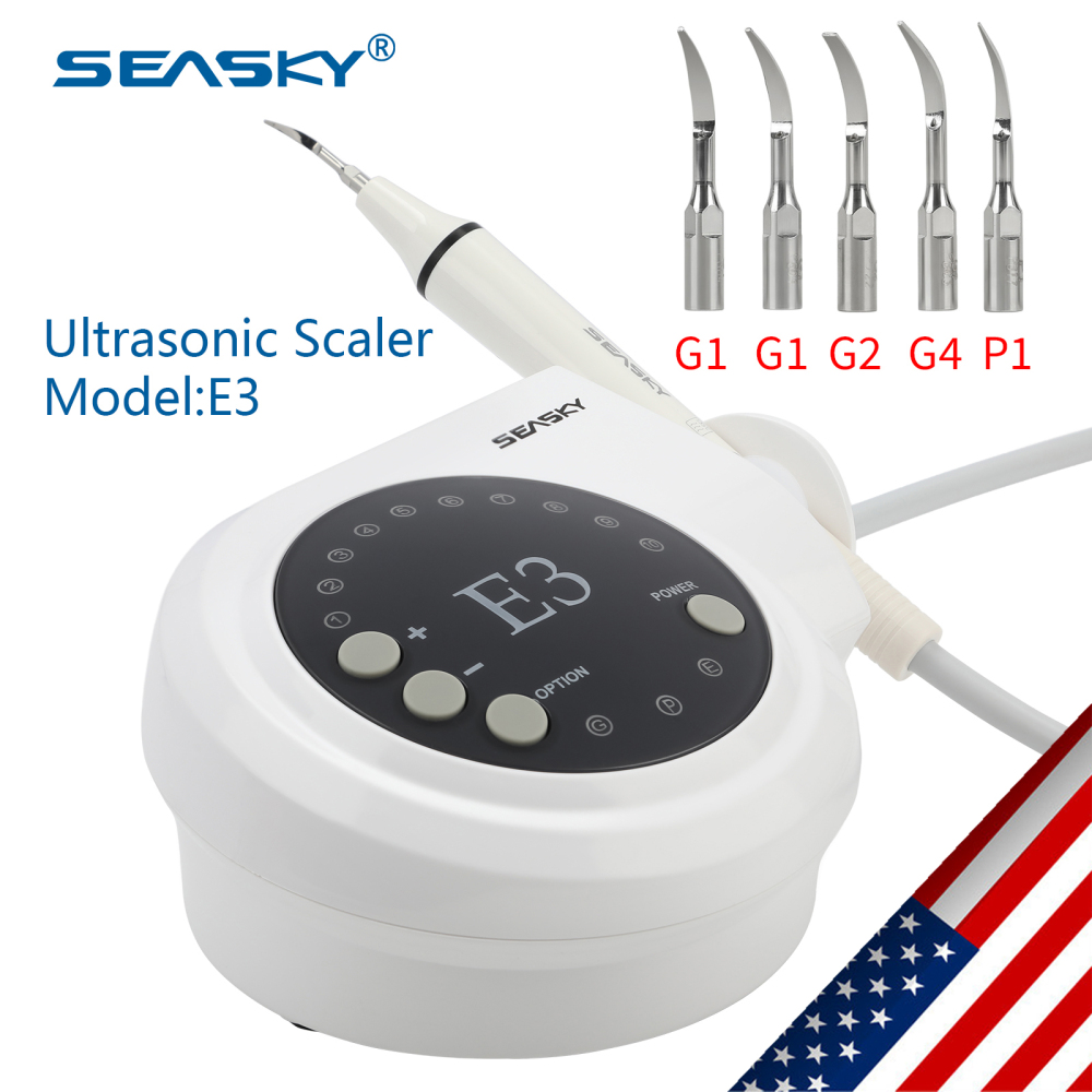 SKYSEA Portable Dental Ultrasonic Scaler fit Cavitron EMS Woodpecker Handpiece E3