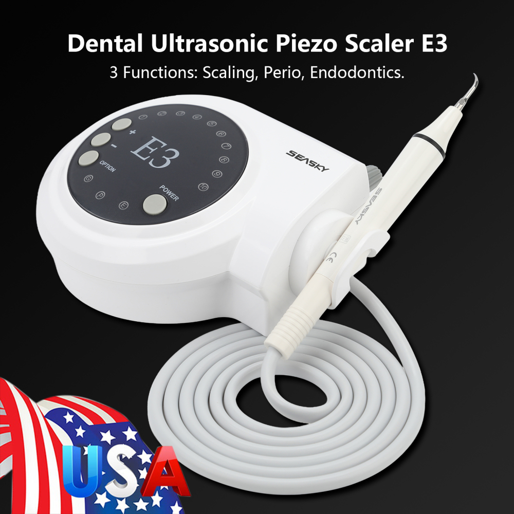 SKYSEA Portable Dental Ultrasonic Scaler fit Cavitron EMS Woodpecker Handpiece E3