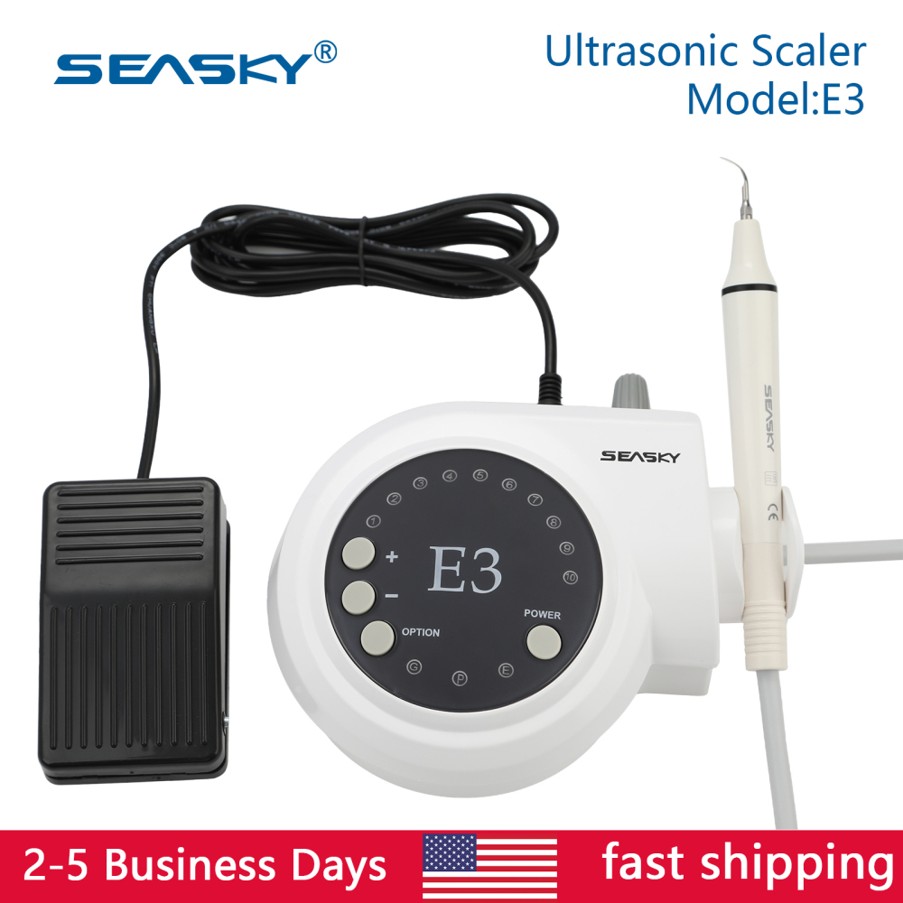 SKYSEA Portable Dental Ultrasonic Scaler fit Cavitron EMS Woodpecker Handpiece E3