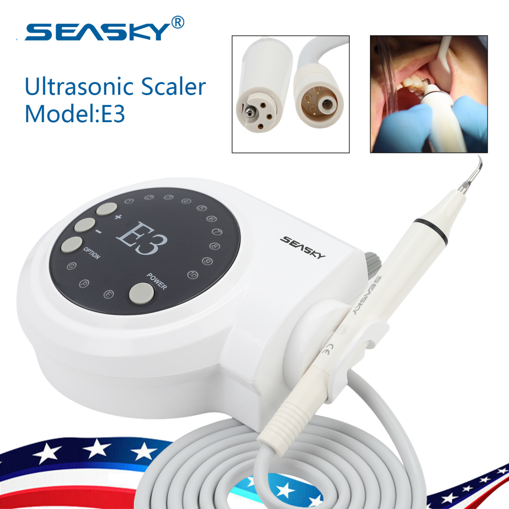 SKYSEA Portable Dental Ultrasonic Scaler fit Cavitron EMS Woodpecker Handpiece E3