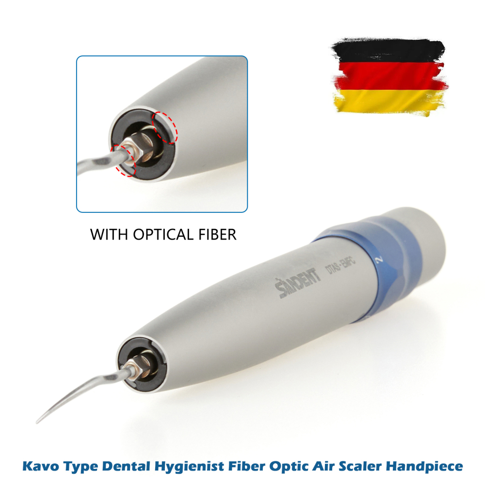 Kavo SONICflex Type Dental Hygienist Fiber Optic Air Scaler Handpiece +3 tips S1 S2 A3