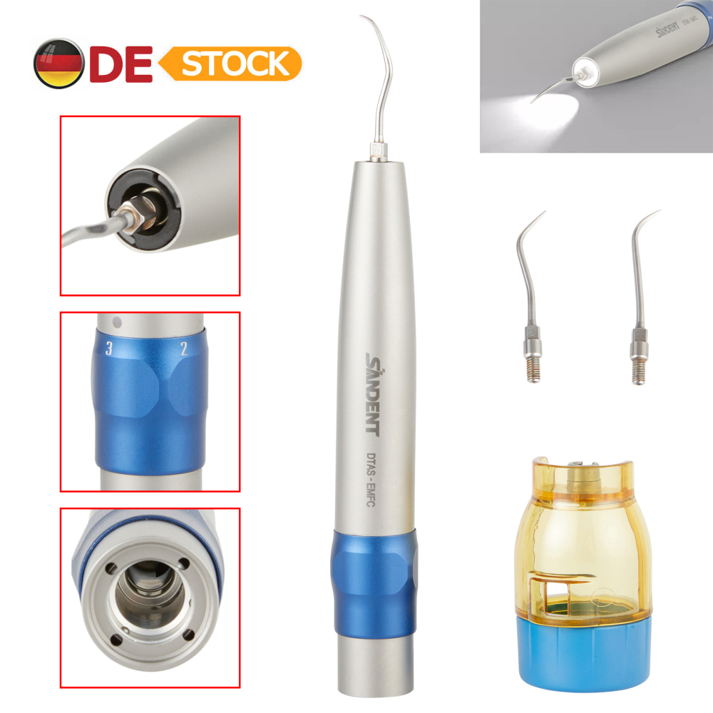Kavo SONICflex Type Dental Hygienist Fiber Optic Air Scaler Handpiece +3 tips S1 S2 A3