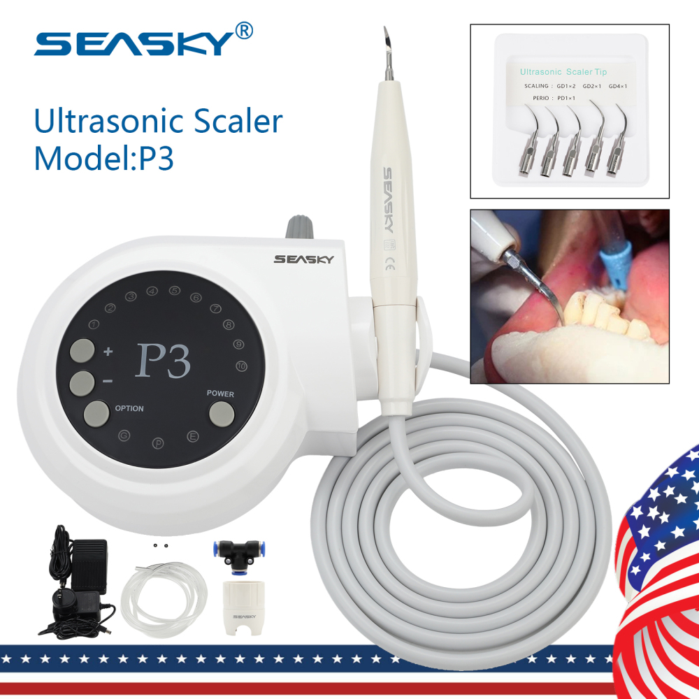 SKYSEA Dental Detachable Ultrasonic Piezo Scaler Unit Fit EMS/DTE SATELEC LED/Non-LED