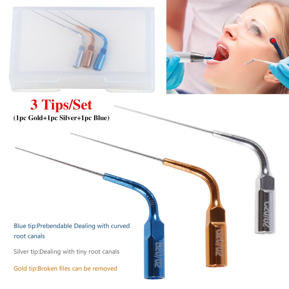 Ultrasonic Dental Endo Ultra Activator Irrigator Root Canal Scaling Tips 6 Tip