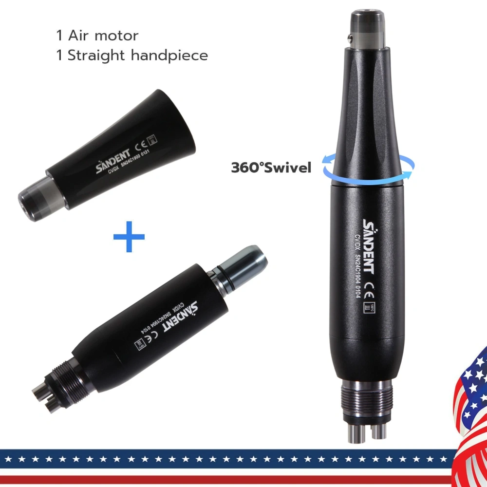 Dental Hygiene Prophy Handpiece 4:1 Nose Cone Air Motor Low Speed 4 Hole