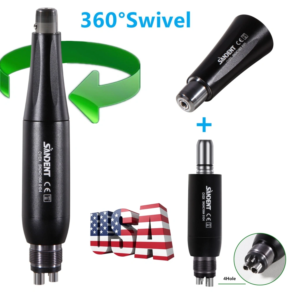 Dental Hygiene Prophy Handpiece 4:1 Nose Cone Air Motor Low Speed 4 Hole