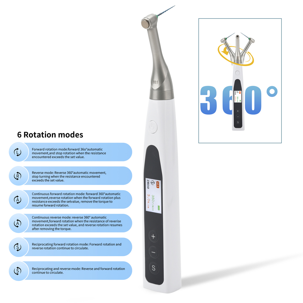 SANDENT 2 in 1 Dental Cordless Endodontics Endo Motor w/ Apex Locator