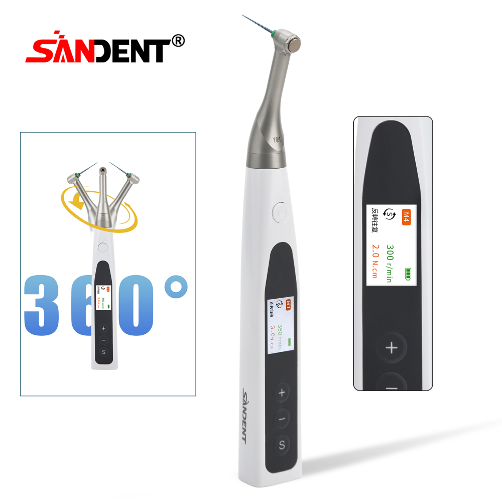 SANDENT 2 in 1 Dental Cordless Endodontics Endo Motor w/ Apex Locator