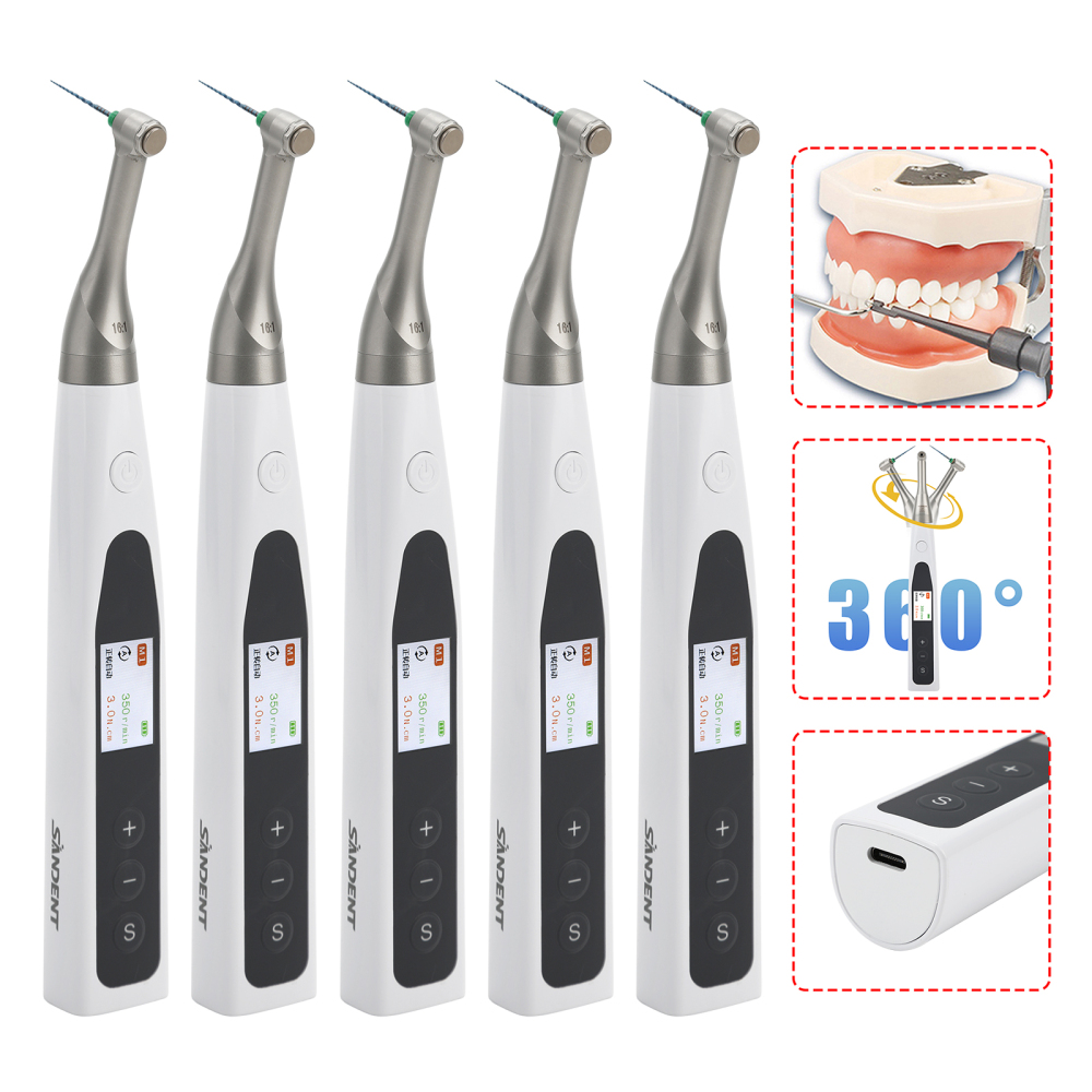 SANDENT 2 in 1 Dental Cordless Endodontics Endo Motor w/ Apex Locator
