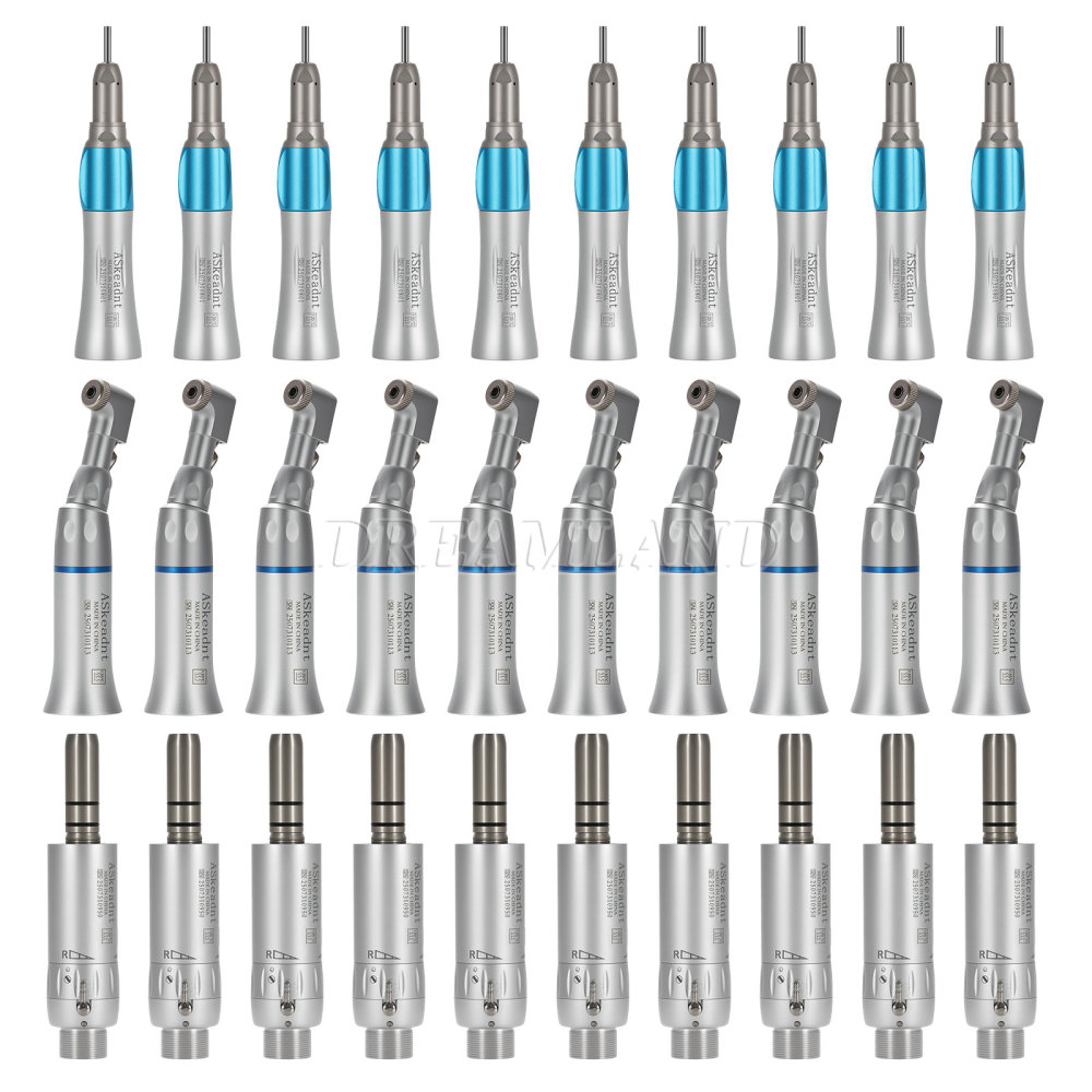 AS New type Dental Slow Low Speed latch Contra Angle Handpiece/ Straight Handpiece/ air Motor 2/4Hole