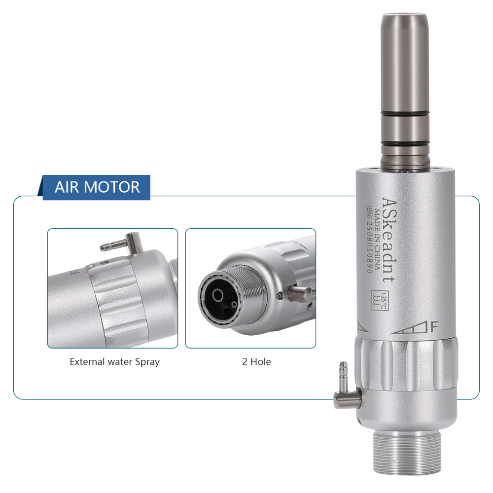 AS Dental Low Speed Handpiece Straight/ Push button/Latch Contra Angle /E Air Motor 4 /2Hole