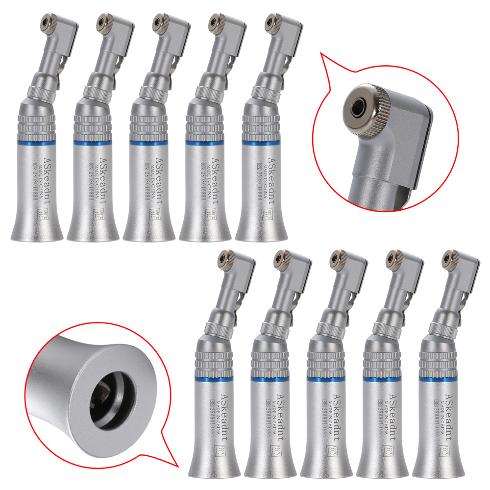AS Dental Low Speed Handpiece Straight/ Push button/Latch Contra Angle /E Air Motor 4 /2Hole