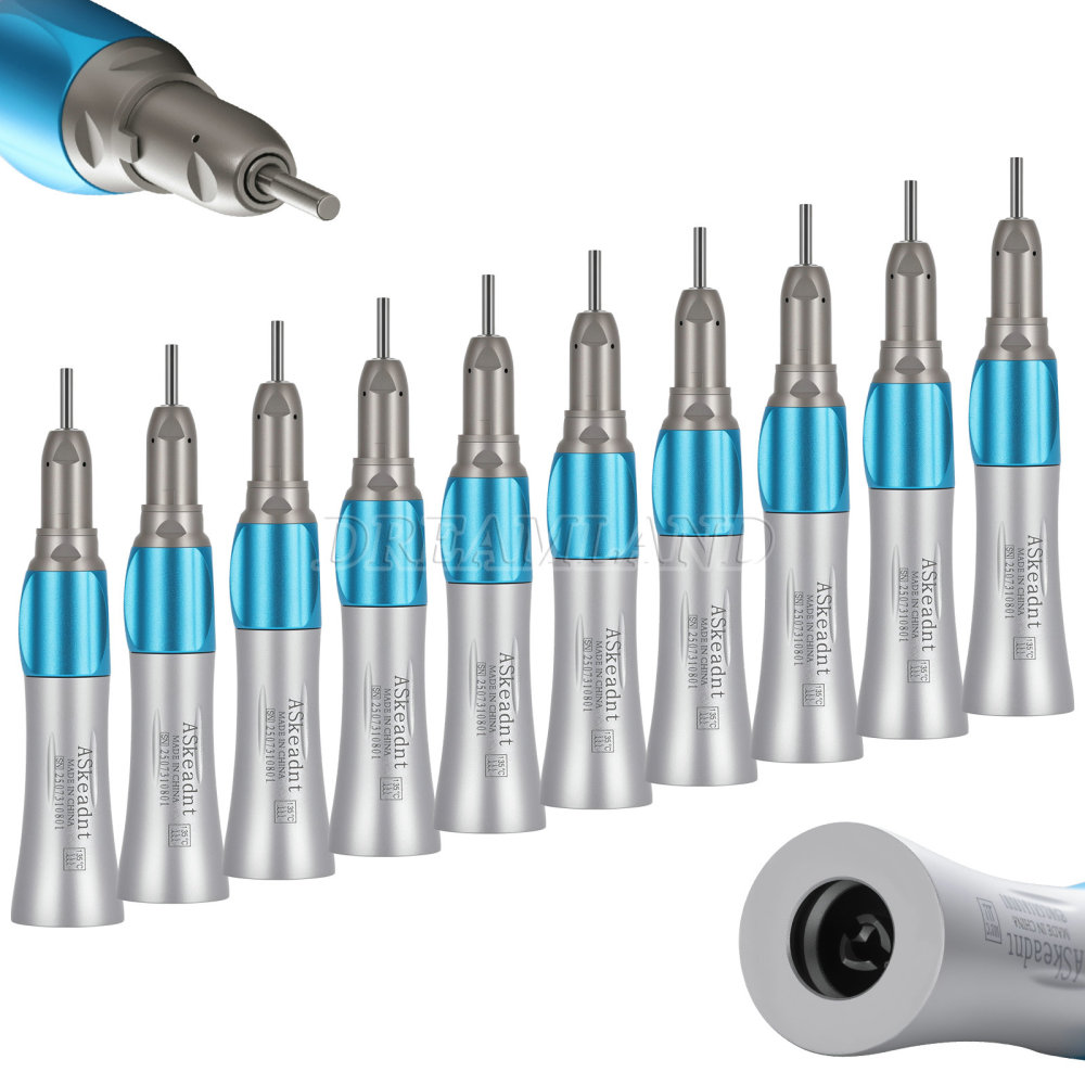 AS New type Dental Slow Low Speed latch Contra Angle Handpiece/ Straight Handpiece/ air Motor 2/4Hole