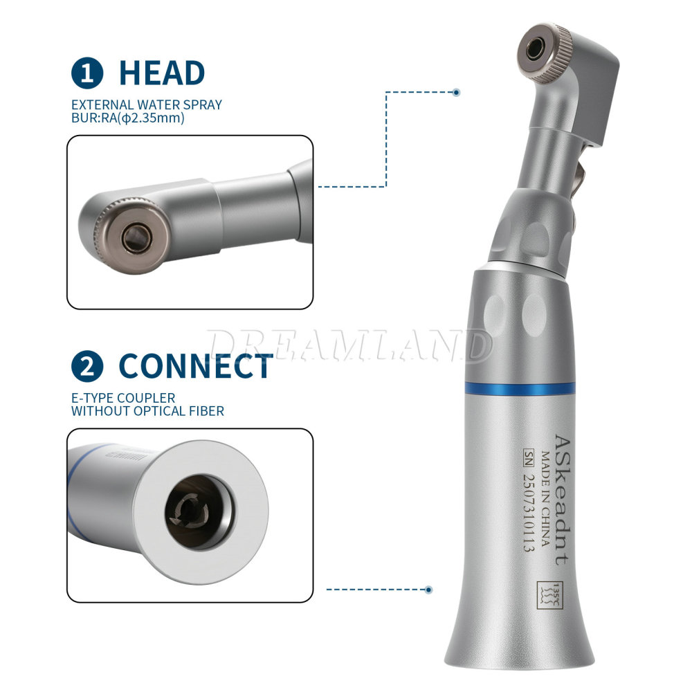 AS New type Dental Slow Low Speed latch Contra Angle Handpiece/ Straight Handpiece/ air Motor 2/4Hole