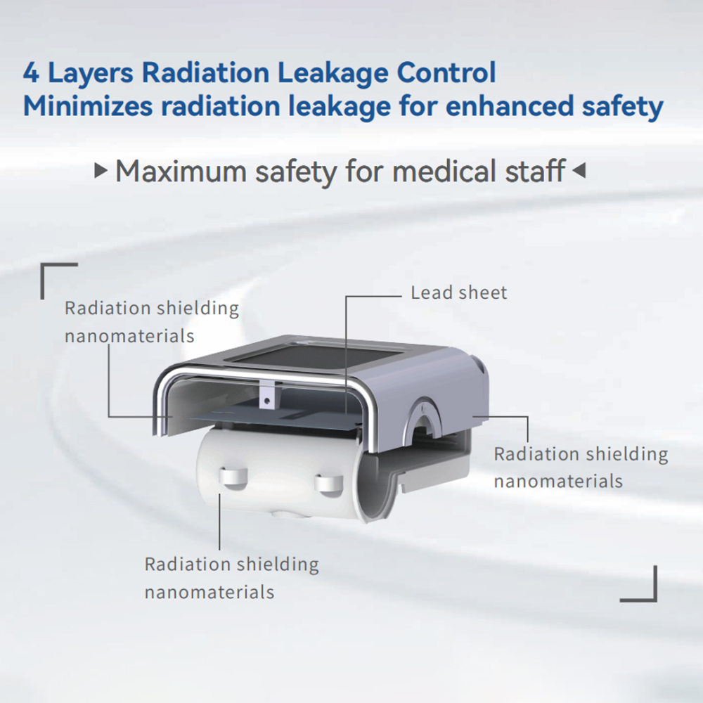 Dental X Ray Mobile High Frequency w/ Protective Shield Digital Unit Machine