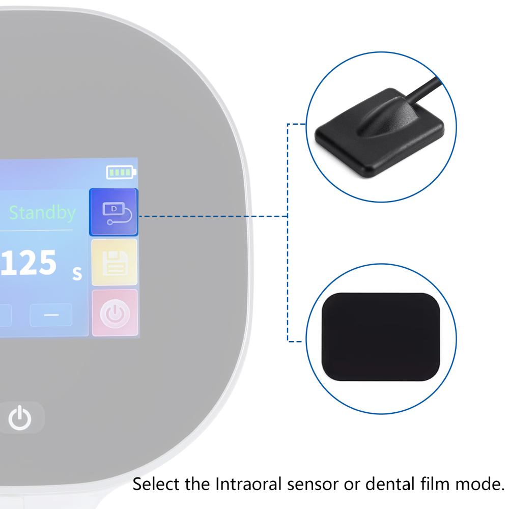 Dental X Ray Mobile High Frequency w/ Protective Shield Digital Unit Machine