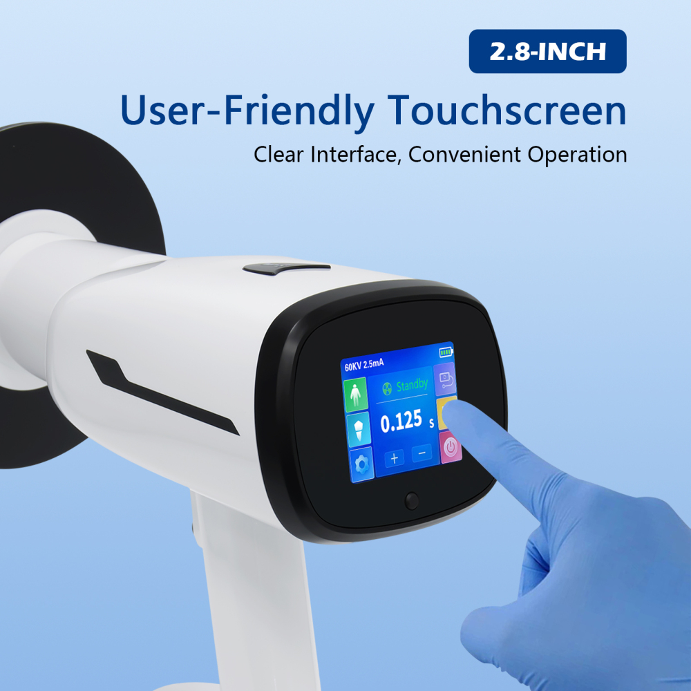 Dental X Ray Mobile High Frequency w/ Protective Shield Digital Unit Machine