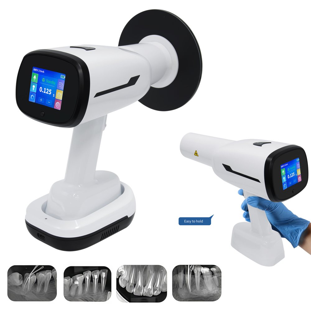 Dental X Ray Mobile High Frequency w/ Protective Shield Digital Unit Machine