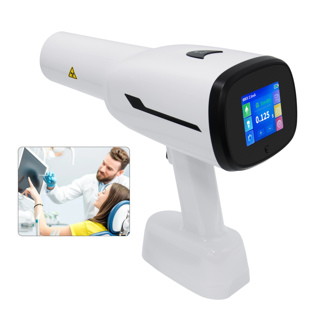 Dental X Ray Mobile High Frequency w/ Protective Shield Digital Unit Machine