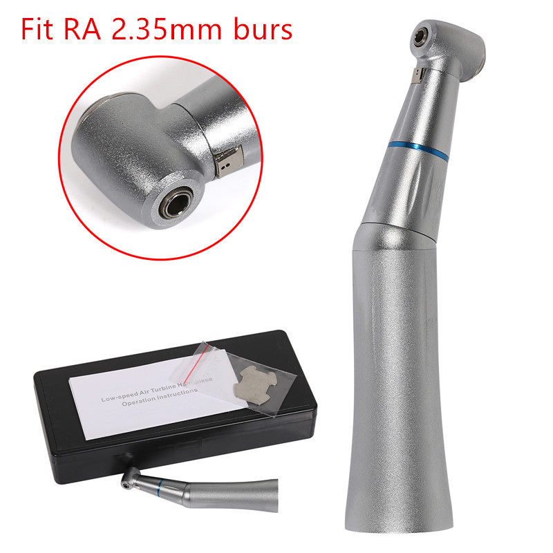 SkySea Dental Inner Spray Low Speed Contra Angle Handpiece fit FG 1.6mm Burs/ RA 2.35mm burs