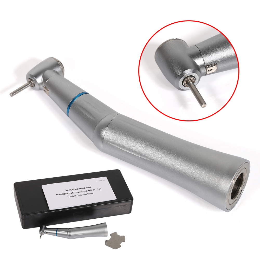 SkySea Dental Inner Spray Low Speed Contra Angle Handpiece fit FG 1.6mm Burs/ RA 2.35mm burs