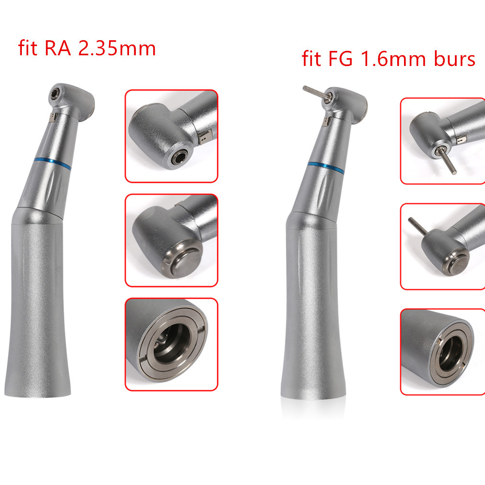 SkySea Dental Inner Spray Low Speed Contra Angle Handpiece fit FG 1.6mm Burs/ RA 2.35mm burs