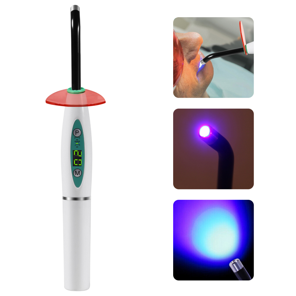 Dental Wireless Cordless LED Cure Curing Light Lamp 2000mw 5W