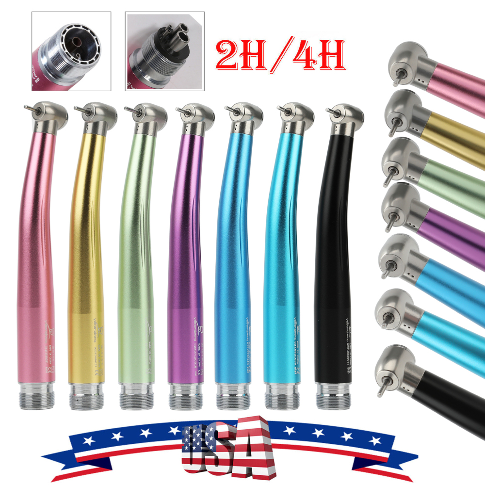 NSK PANA MAX Style Dental High Speed Handpiece Turbine 2hole/4Hole 7-Colors