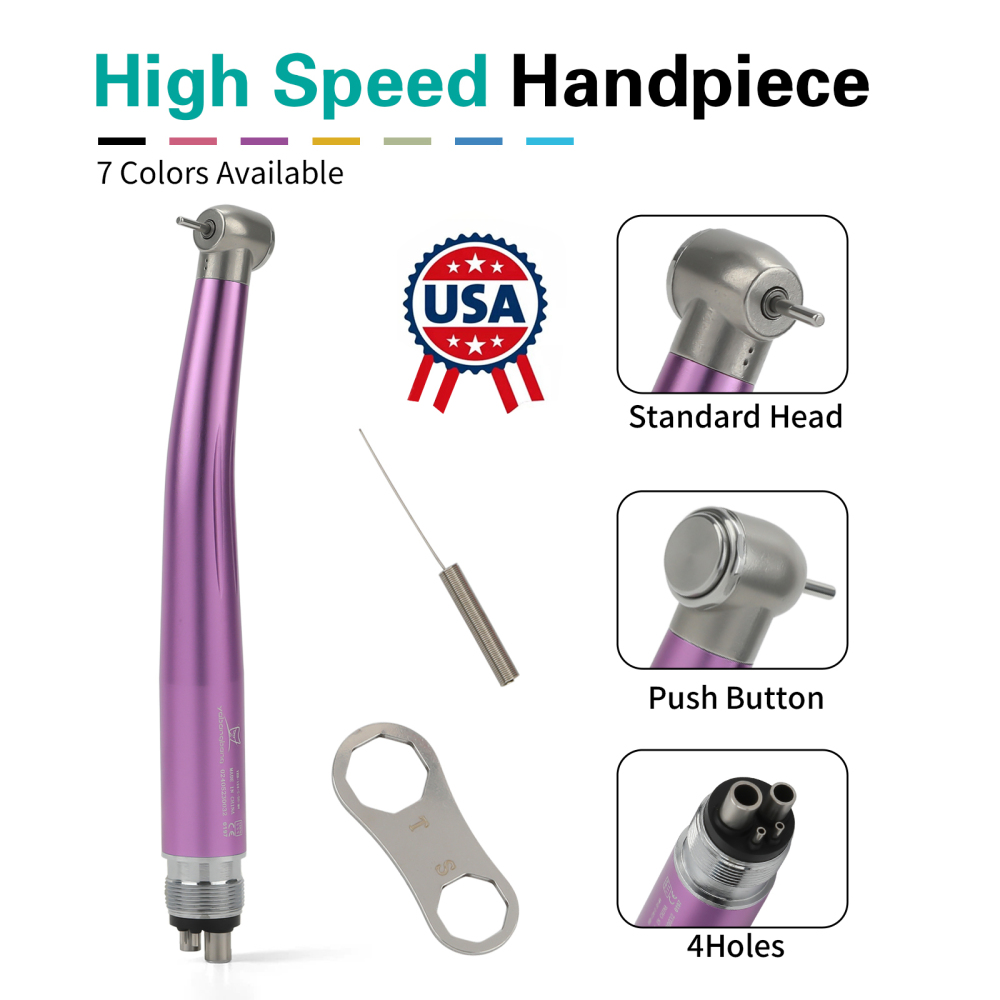 NSK PANA MAX Style Dental High Speed Handpiece Turbine 2hole/4Hole 7-Colors