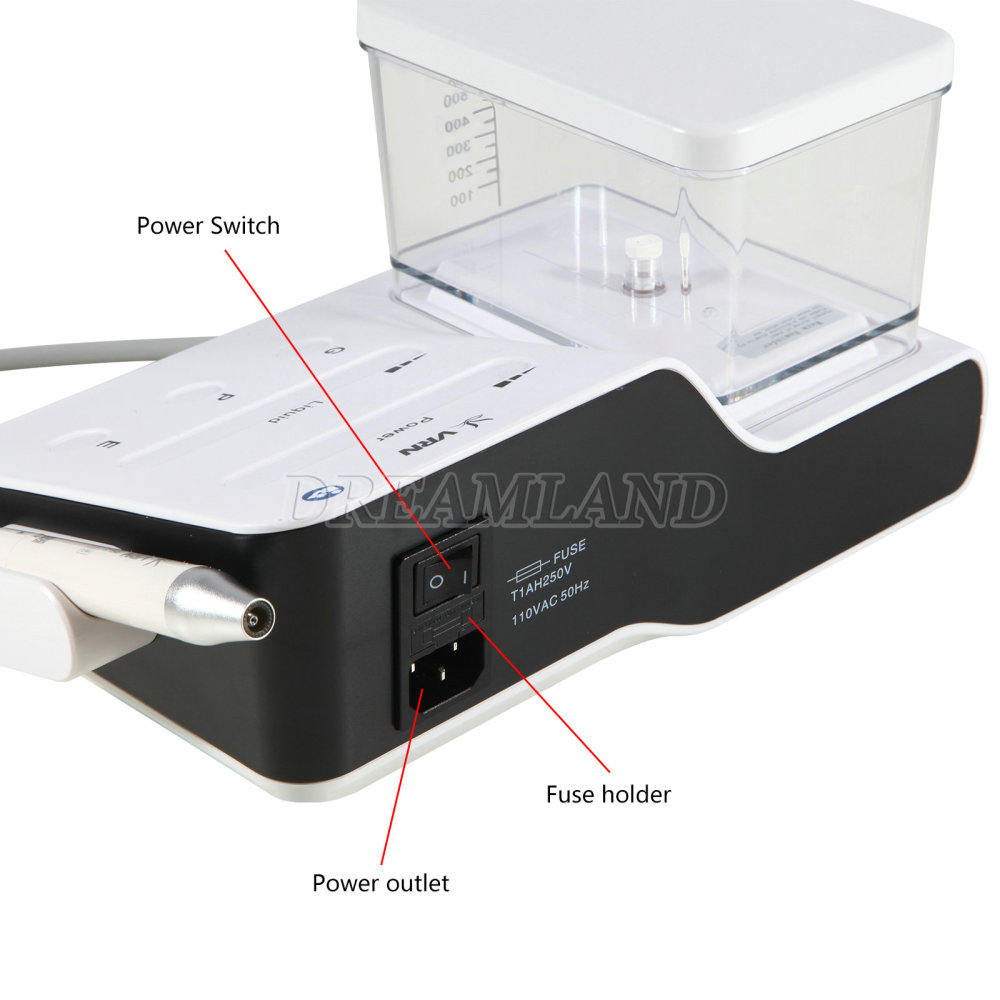 LED Dental Ultrasonic Piezo Scaler Handpiece Bottles Fit EMS Woodpecker DA-20